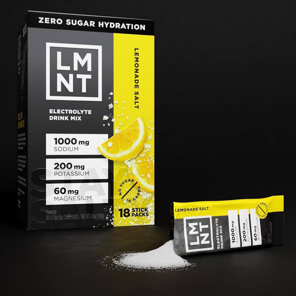 Zero Sugar Electrolyte Drink Mix - Lemonade - 6 Count